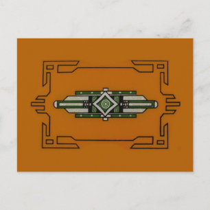 Cartão Postal Art Deco ~ postal
