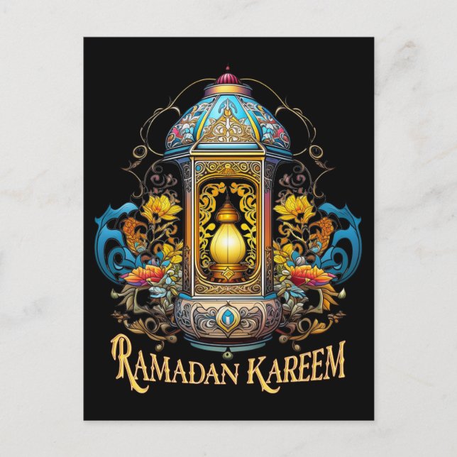 Cartão Postal Art Deco Ramadan (Frente)