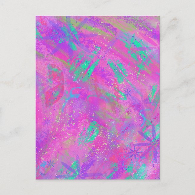 Cartão Postal Art Diário Love (Frente)