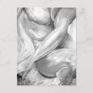 Cartão Postal Art Lover Elegante Pintura Original Masculina Sobr