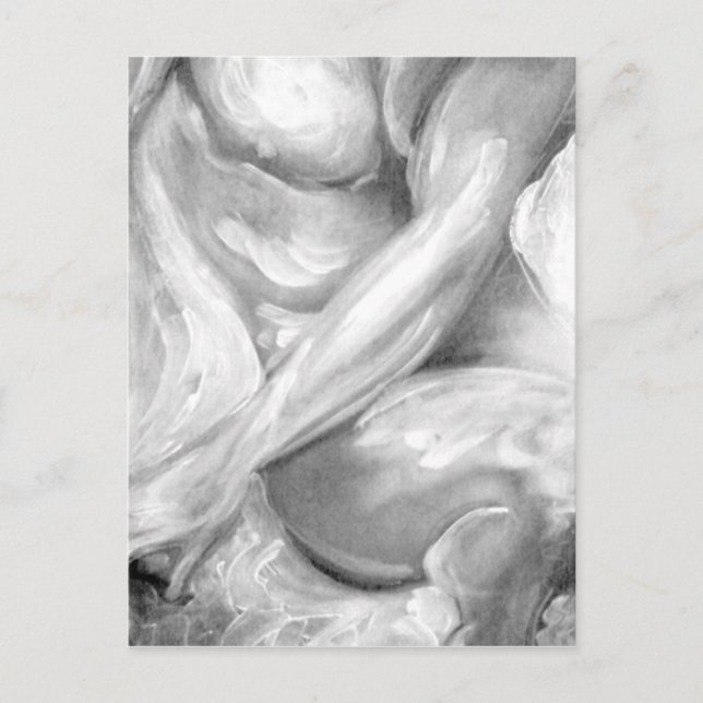 Cartão Postal Art Lover Elegante Pintura Original Masculina Sobr (Frente)