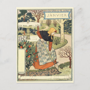 Cartão postal Art Nouveau