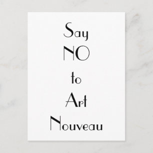 Cartão Postal Art Nouveau Art Deco