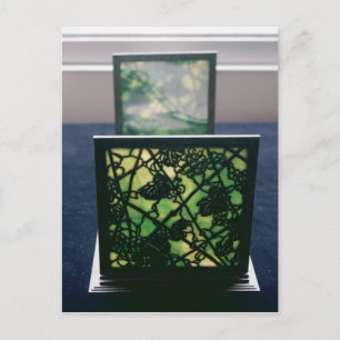 Cartão Postal Art Nouveau bookends, Tiffany Studios, c.1894