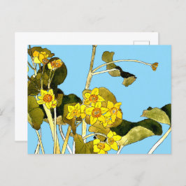 Cartão Postal Art Nouveau Buttercups