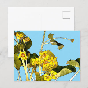 Cartão Postal Art Nouveau Buttercups