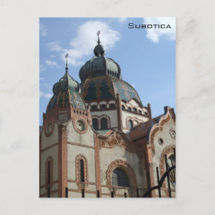 Cartão Postal Art Nouveau City Hall - Subotica