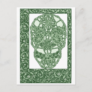 Cartão Postal Art Nouveau - Dia Verde do Céu dos Mortos