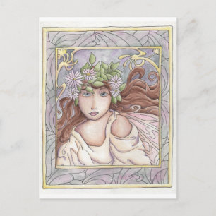 Cartão Postal Art Nouveau Fairy