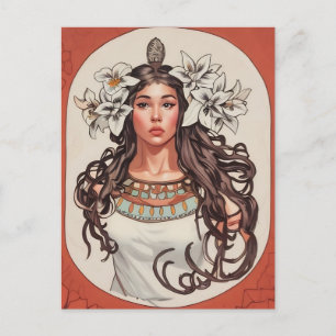 Cartão postal Art Nouveau La Princesse Lointaine