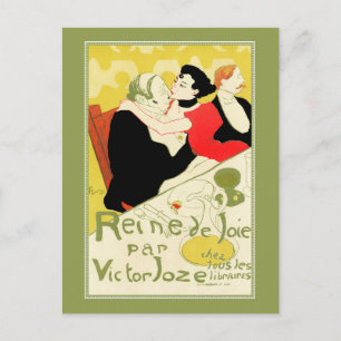 Cartão Postal Art Nouveau: Toulouse Lautrec - Reine de Joie