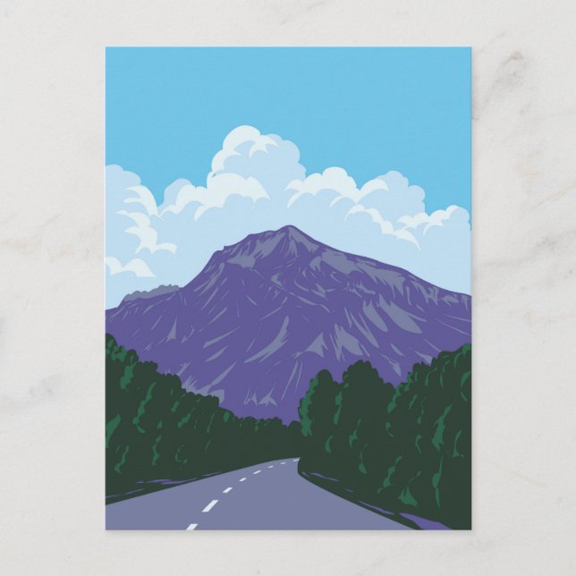 Cartão Postal Art perto de Elsbethen Salzburg Áustria WPA Art (Frente)