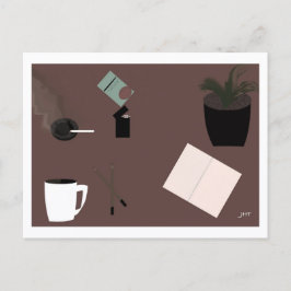 Cartão Postal Art Supplies : Postcard Print by J.H. Thornton