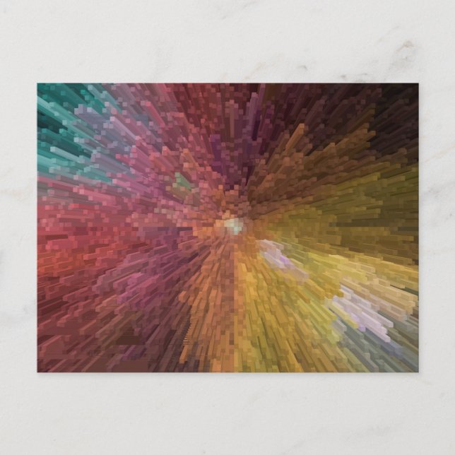 Cartão Postal Arte 3 dimensional (Frente)