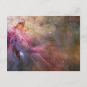 Cartão Postal Arte abstrata encontrada na nebulosa de Órion