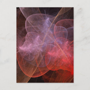 Cartão Postal Arte Abstrata Galáxia Maravilhosa