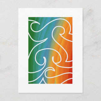 Cartão Postal Arte abstrata incrível por RRW 2026 #2