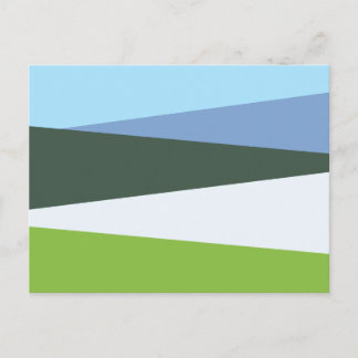 Cartão Postal Arte Abstrata Paisagem 1