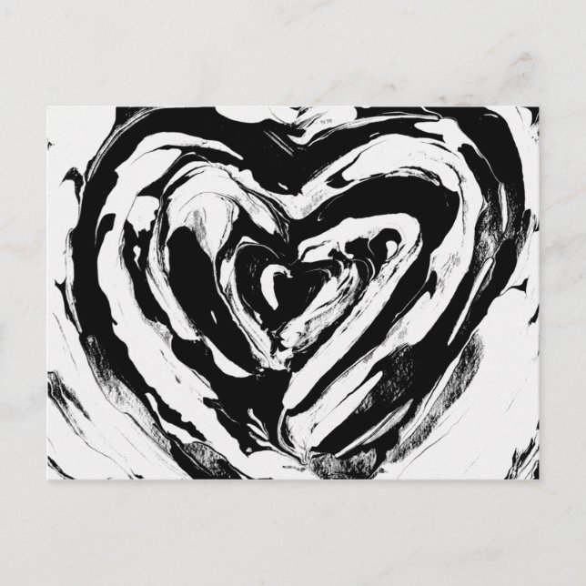 Cartão Postal Arte abstrato original (Frente)