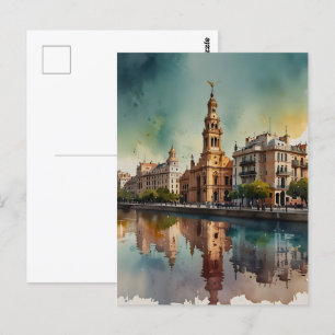 Cartão Postal Arte aquática de Buenos Aires