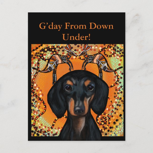 CARTÃO POSTAL ARTE AUSTRÁLIA              (Frente)