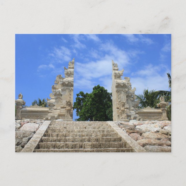 Cartão Postal Arte balinesa (Frente)