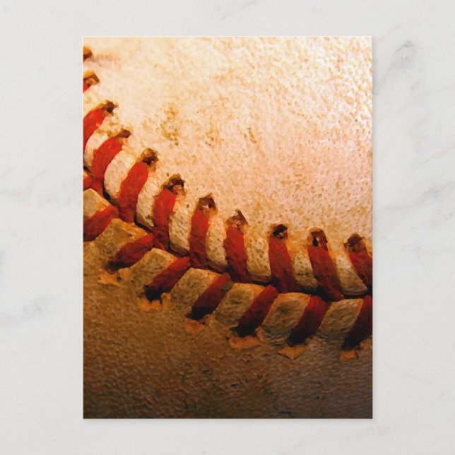Cartão Postal Arte Baseball (Frente)