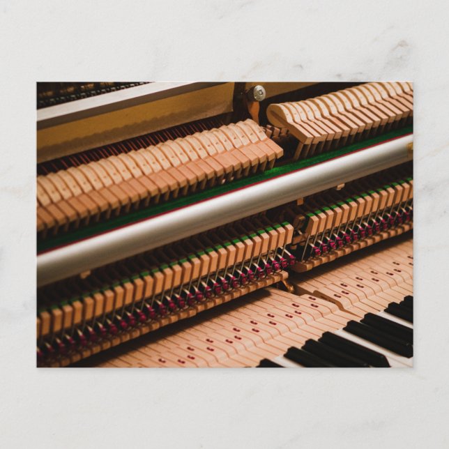 Cartão Postal Arte Bonito de Piano (Frente)