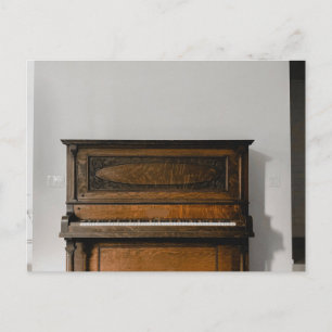 Cartão Postal Arte Bonito de Piano