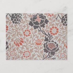 Cartão Postal Arte Botânica de Design Grafton de William Morris