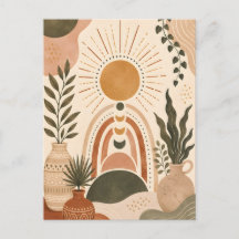 Arte Botânica e Sol Boho