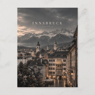 Cartão Postal Arte Cinematicamente Monocromática da Cidade de In