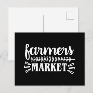 Cartão Postal Arte com palavras divertidas sobre produtos de mer