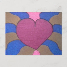 Cartão Postal Arte Contemporânea Colorida