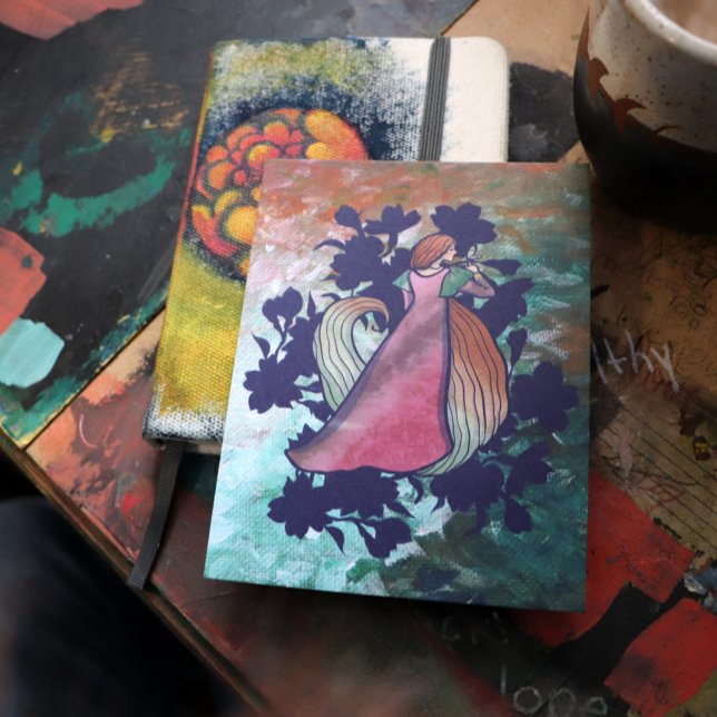 Cartão Postal Arte da Borboleta primavera Goddese (Criador carregado)