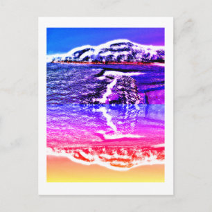 Cartão Postal arte da paisagem alienígena