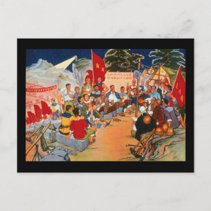 Cartão Postal Arte da propaganda de China