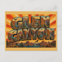 Arte de Água do Deserto do Canyon Glen Canyon Ariz
