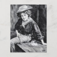 arte de cartas de baralho de cowgirl dos anos 1800