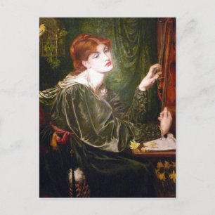 Cartão Postal Arte de Dante Gabriel Rossetti