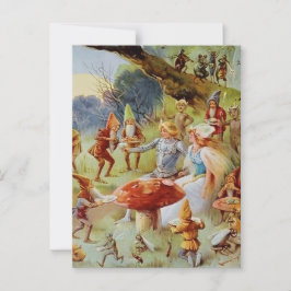 Cartão Postal Arte de Fadas “O Banquete” Por E S Hardy