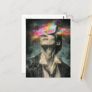 Cartão Postal Arte de falha de controle de mentes