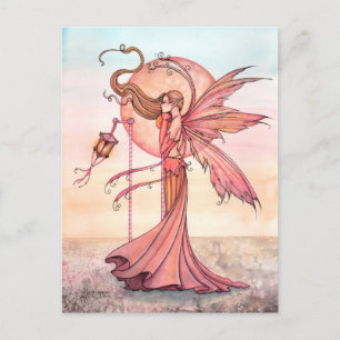 Cartão Postal Arte de Fantasia da Fada Solara por Molly Harrison
