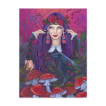 Arte de fantasia de beleza mística