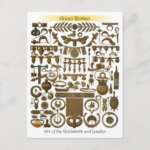 Cartão Postal Arte de Goldsmith e Jeweler (Greco-Roman)