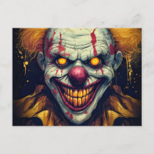 Arte de Ilustração do Palhaço do Carnaval Cérebro