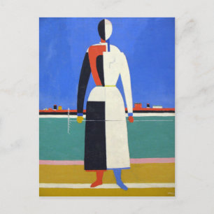 Cartão Postal Arte de Kazimir Malevich