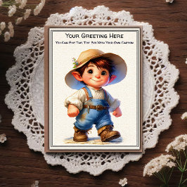 Cartão Postal Arte de Livro de Histórias com Sentimento Diariame