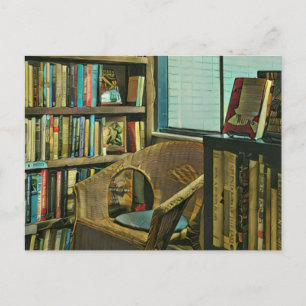 Cartão Postal Arte de livro vintage