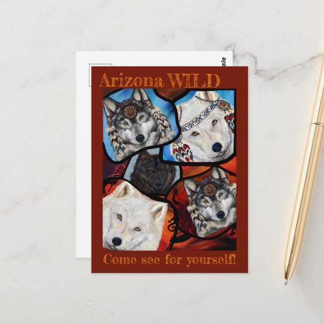 CARTÃO POSTAL ARTE DE LOBO (Frente/Verso In Situ)